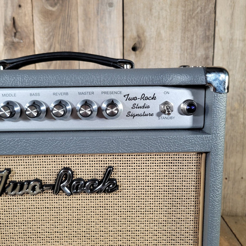 Two - Rock NEW Studio Signature Combo 2025 Gray Vinyl & Cane - Mahar's Vintage Guitars