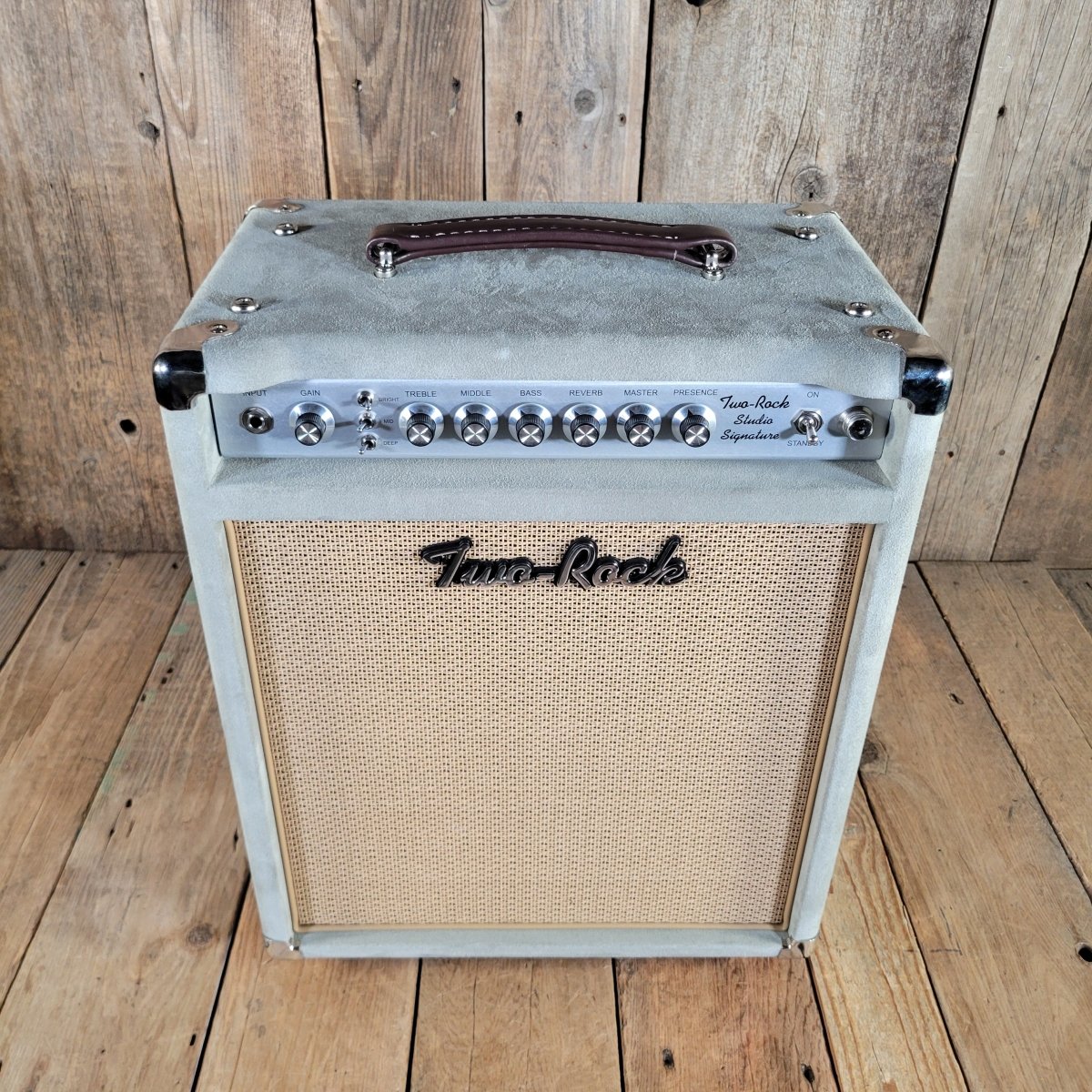 Two-Rock NEW Studio Signature Combo FLOOR DEMO New 2025 Sage Suede & Cane - Mahar's Vintage Guitars