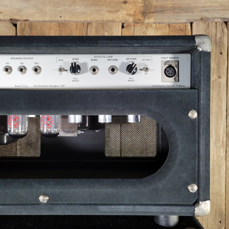 Two - Rock TS1 100 - Watt Head Black Suede with 2x12 Cabinet – Handwired D - Style Tone, Boutique Amp Excellence - Mahar's Vintage Guitars