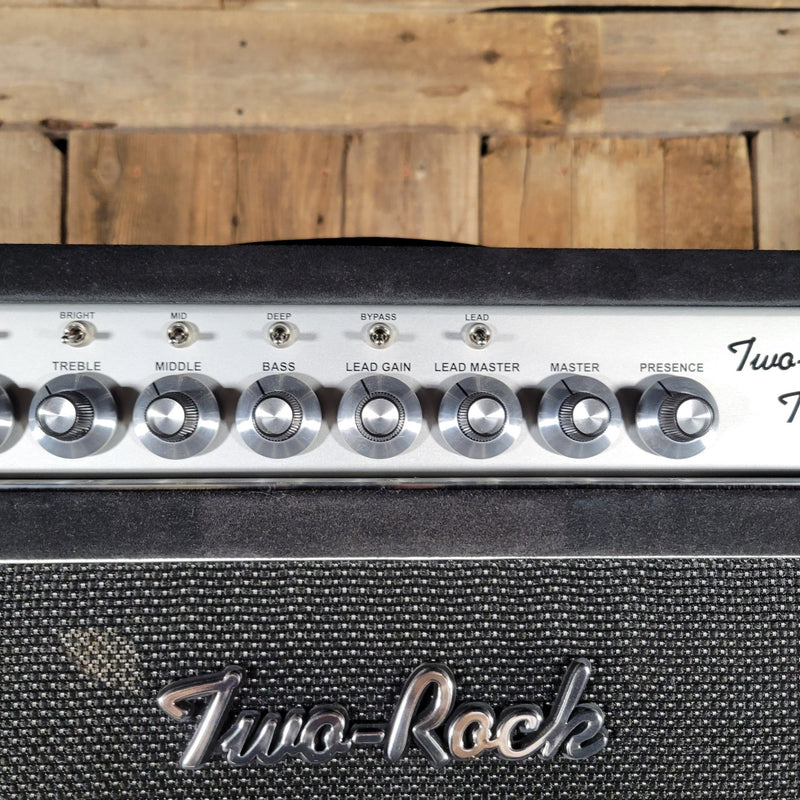 Two - Rock TS1 100 - Watt Head Black Suede with 2x12 Cabinet – Handwired D - Style Tone, Boutique Amp Excellence - Mahar's Vintage Guitars