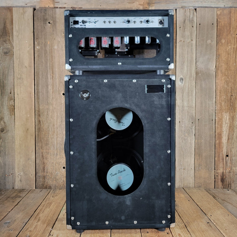 Two - Rock TS1 100 - Watt Head Black Suede with 2x12 Cabinet – Handwired D - Style Tone, Boutique Amp Excellence - Mahar's Vintage Guitars