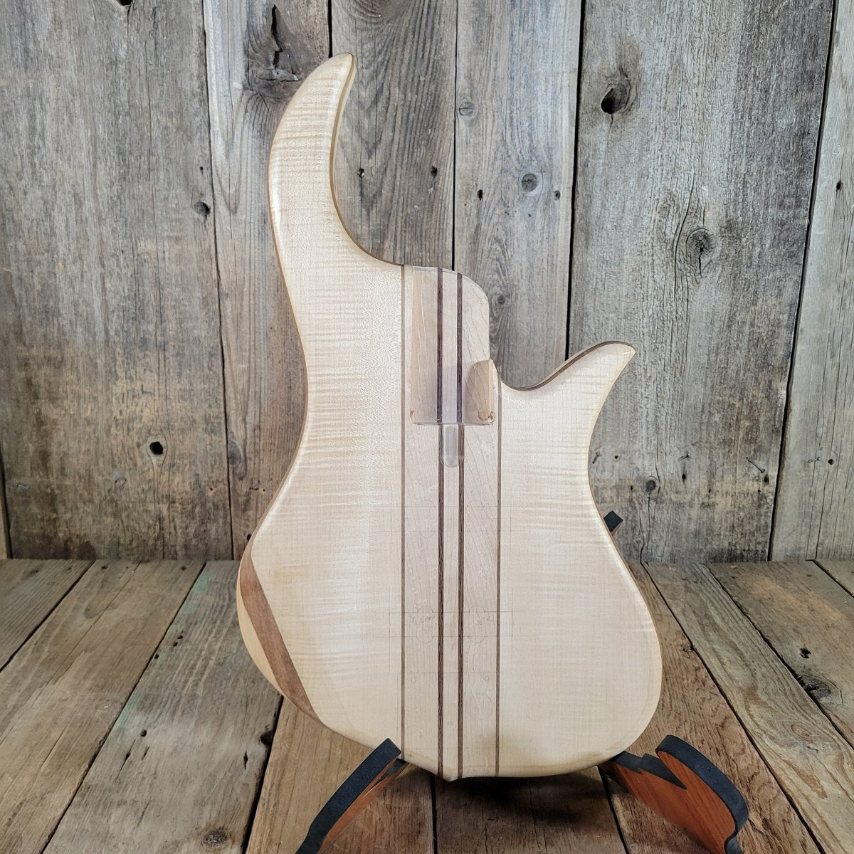 Unbranded Bass Body Project Unfinished Wenge, Walnut, Maple, Alder - Mahar's Vintage Guitars
