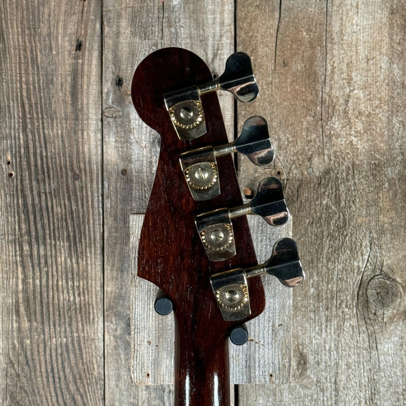 Unbranded PJ Bass Partscaster Schecter? 1981 Walnut - Mahar's Vintage Guitars