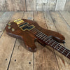 Unbranded PJ Bass Partscaster Schecter? 1981 Walnut - Mahar's Vintage Guitars