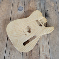 Unbranded Telecaster Style Ash Body Brush Finished - Mahar's Vintage Guitars