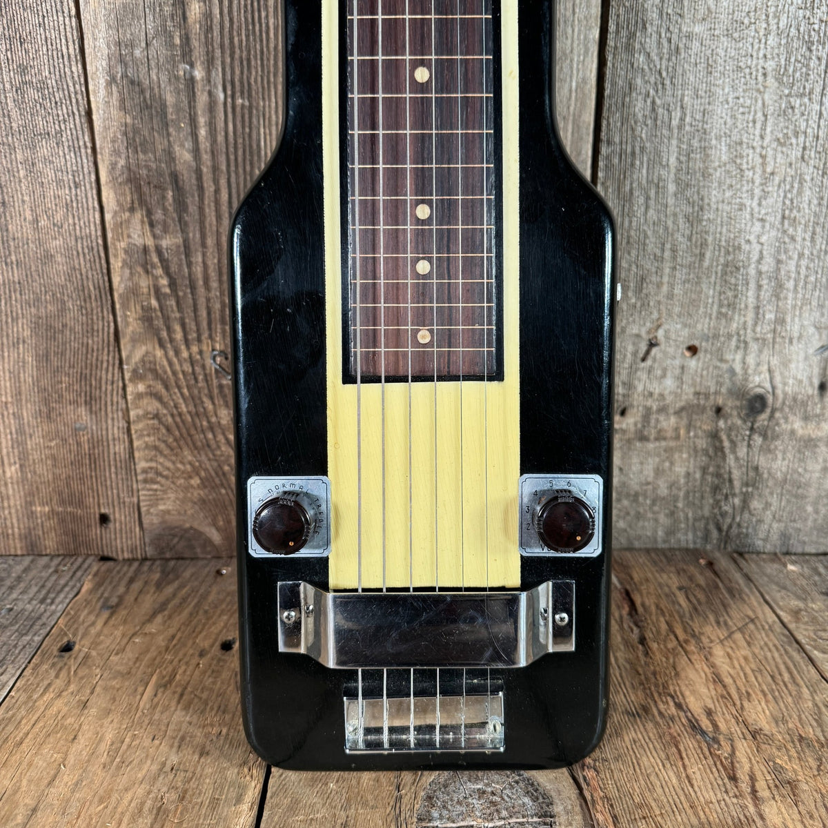Vega Commander Lap Steel 1940s Black - Mahar's Vintage Guitars
