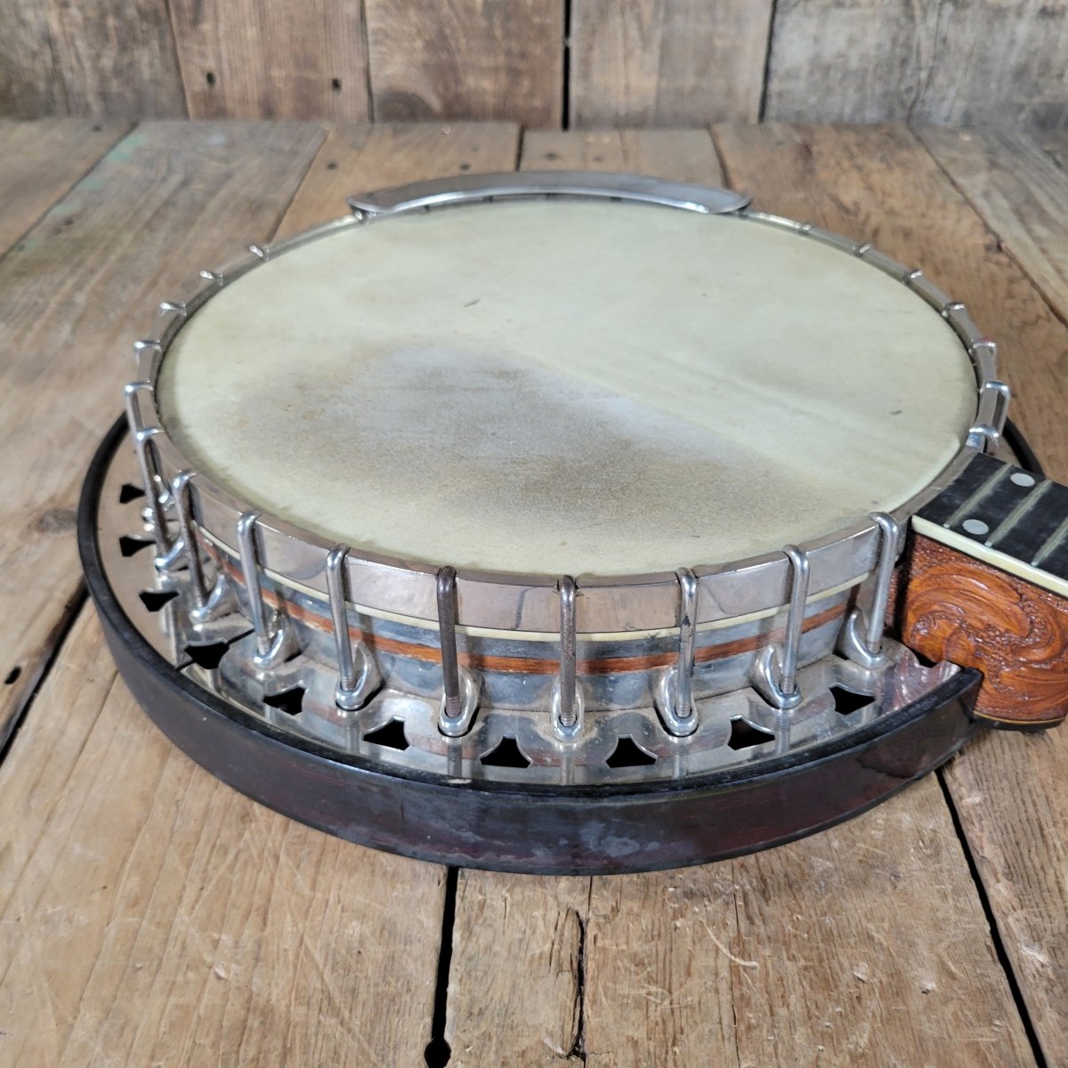 Vega Tubaphone No 3 Plectrum Banjo 1927 Needs Work - Mahar's Vintage Guitars