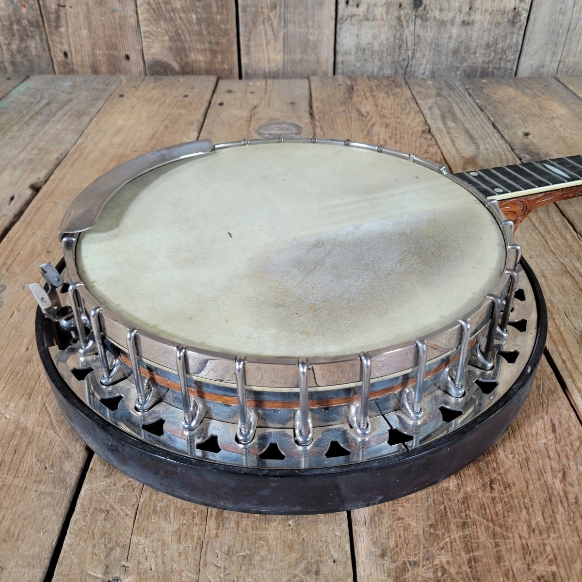 Vega Tubaphone No 3 Plectrum Banjo 1927 Needs Work - Mahar's Vintage Guitars