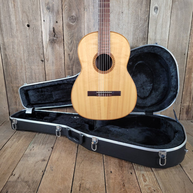 Vintage 1972 Giannini Classical Guitar Brazilian Rosewood with Hard Case - Mahar's Vintage Guitars