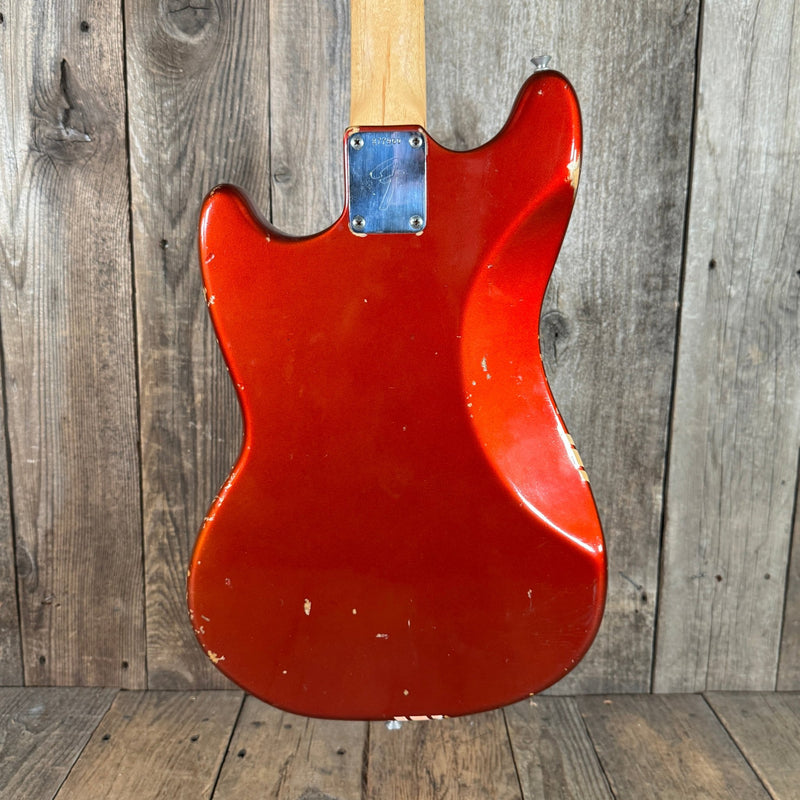 Vintage 1973 Fender Mustang – Competition Red Offset Classic - Mahar's Vintage Guitars