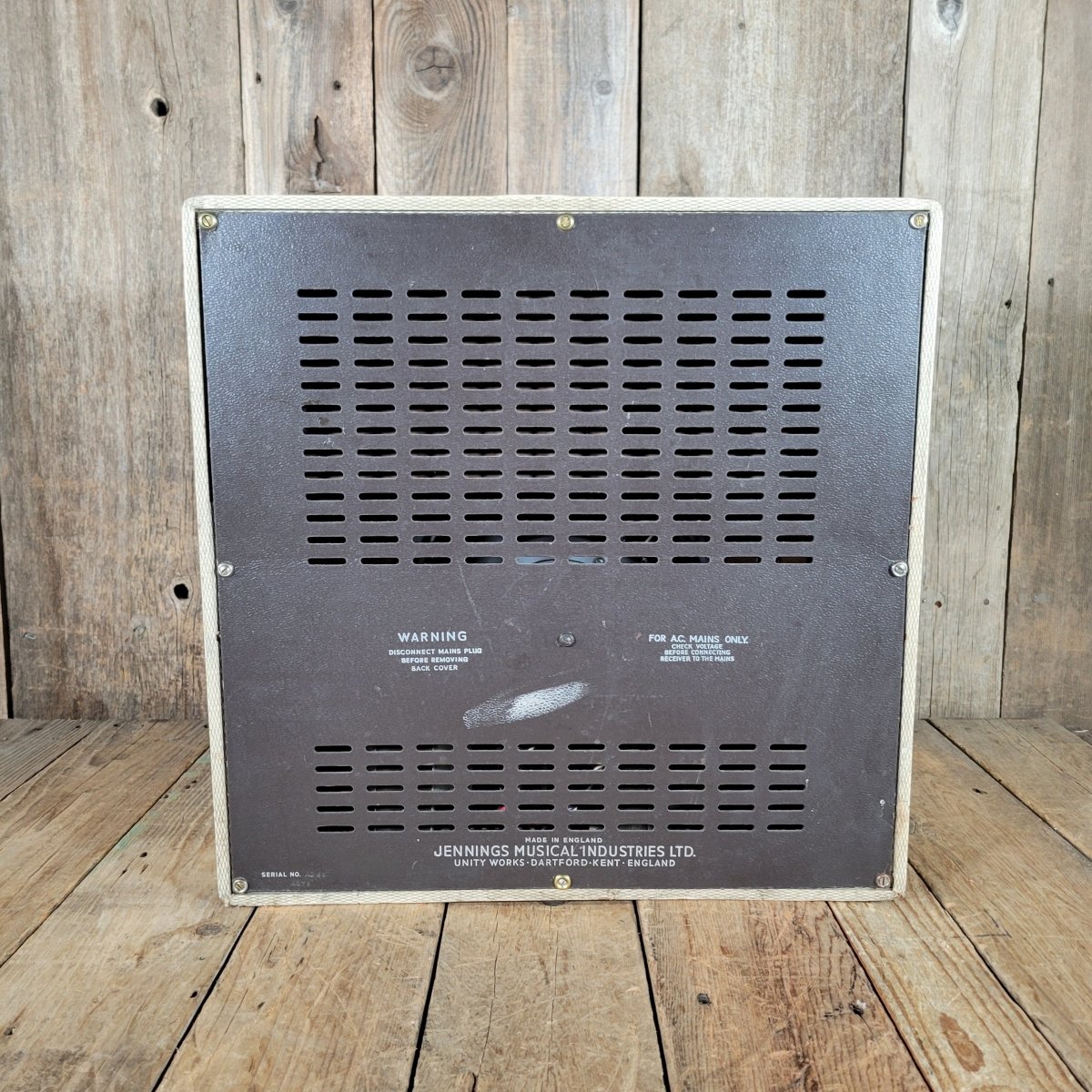 Vox 1960 AC30 TV Front EL34 Single 12" 4072 Blue Diamond w/ Original Cover Excellent - Mahar's Vintage Guitars