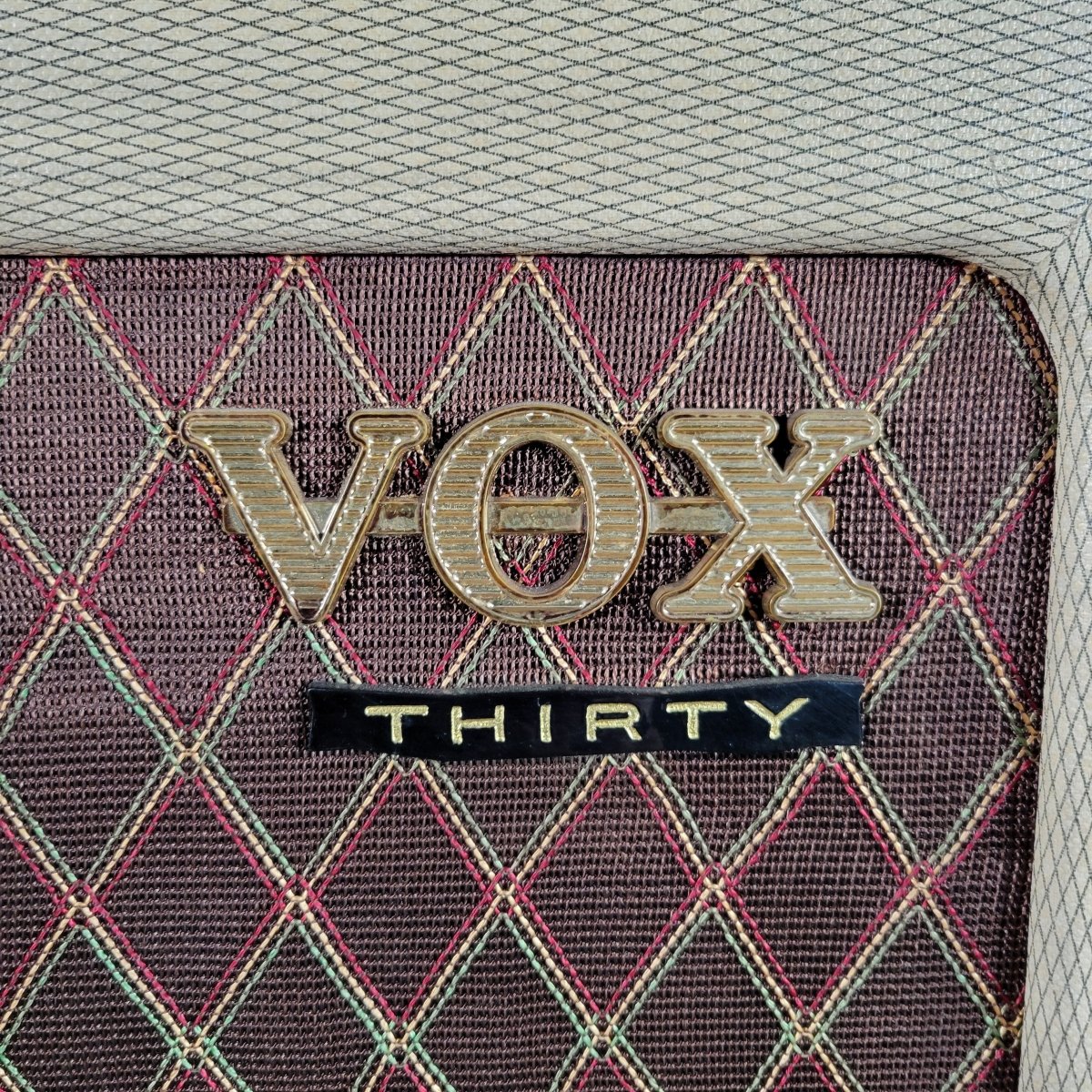 Vox 1960 AC30 TV Front EL34 Single 12" 4072 Blue Diamond w/ Original Cover Excellent - Mahar's Vintage Guitars
