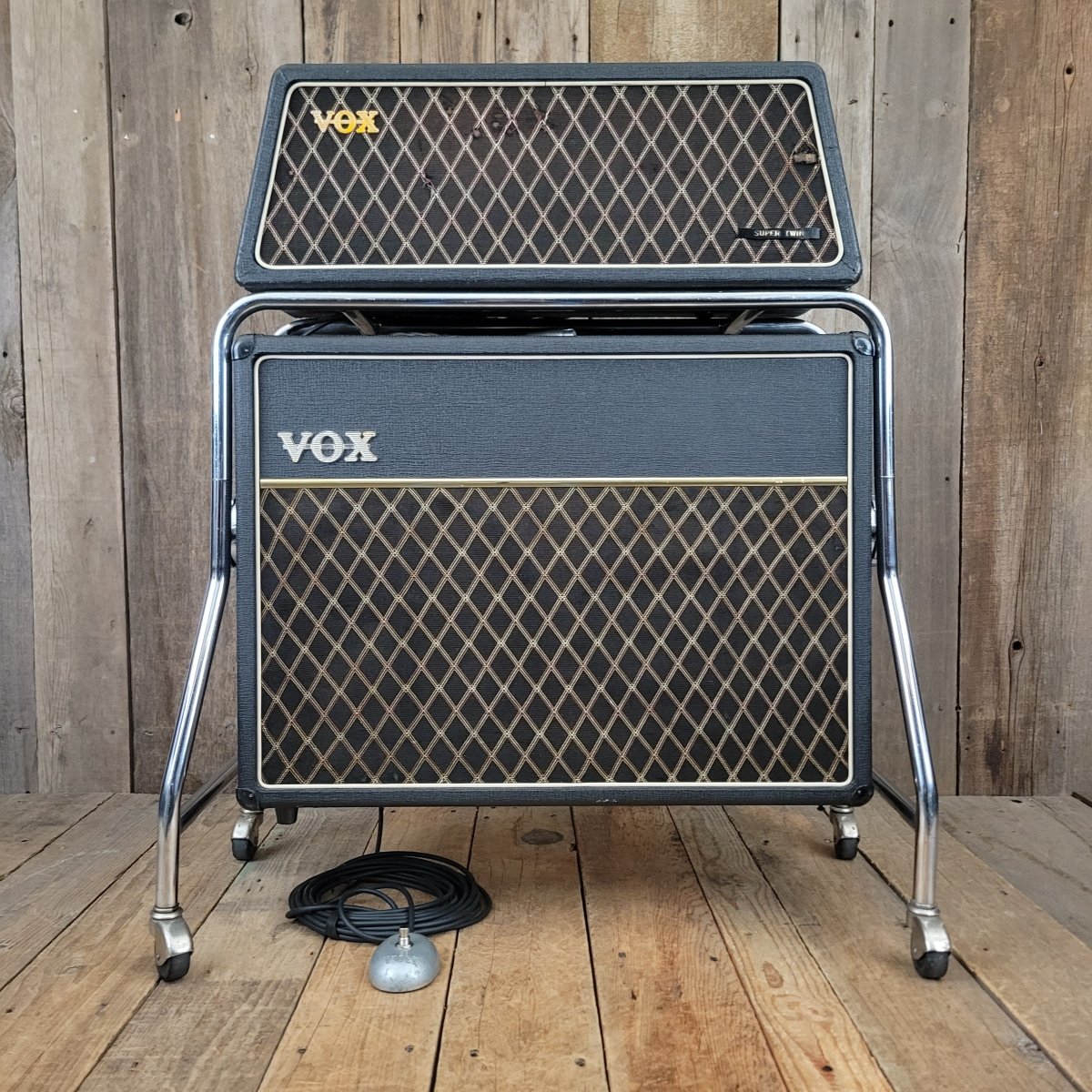 Vox 1965 JMI Super Twin AC30 Piggyback – Rare Vintage British Tube Amp Head & Cabinet - Mahar's Vintage Guitars
