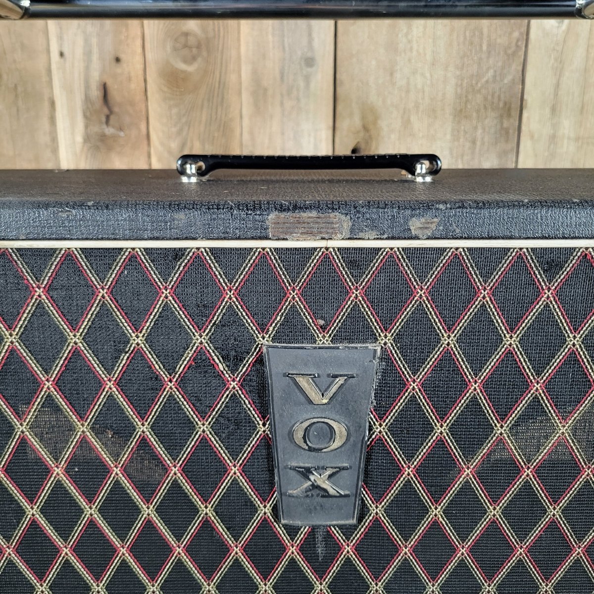 Vox Conqueror 2x12" Cabinet With Trolley No Speakers Late 1960s - Mahar's Vintage Guitars