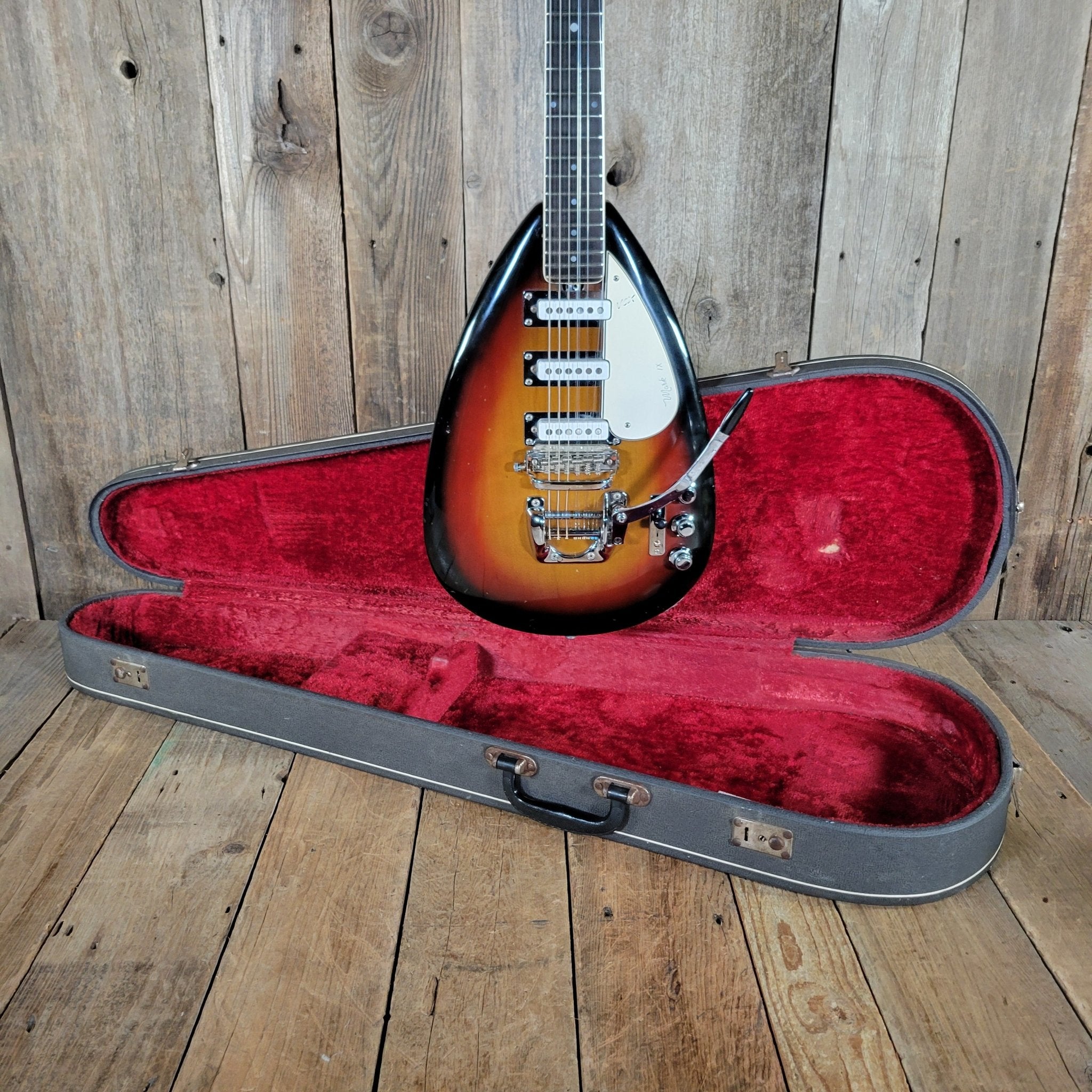 SOLD - Vox Mark IX 9-String Vintage Teardrop Guitar 1960s