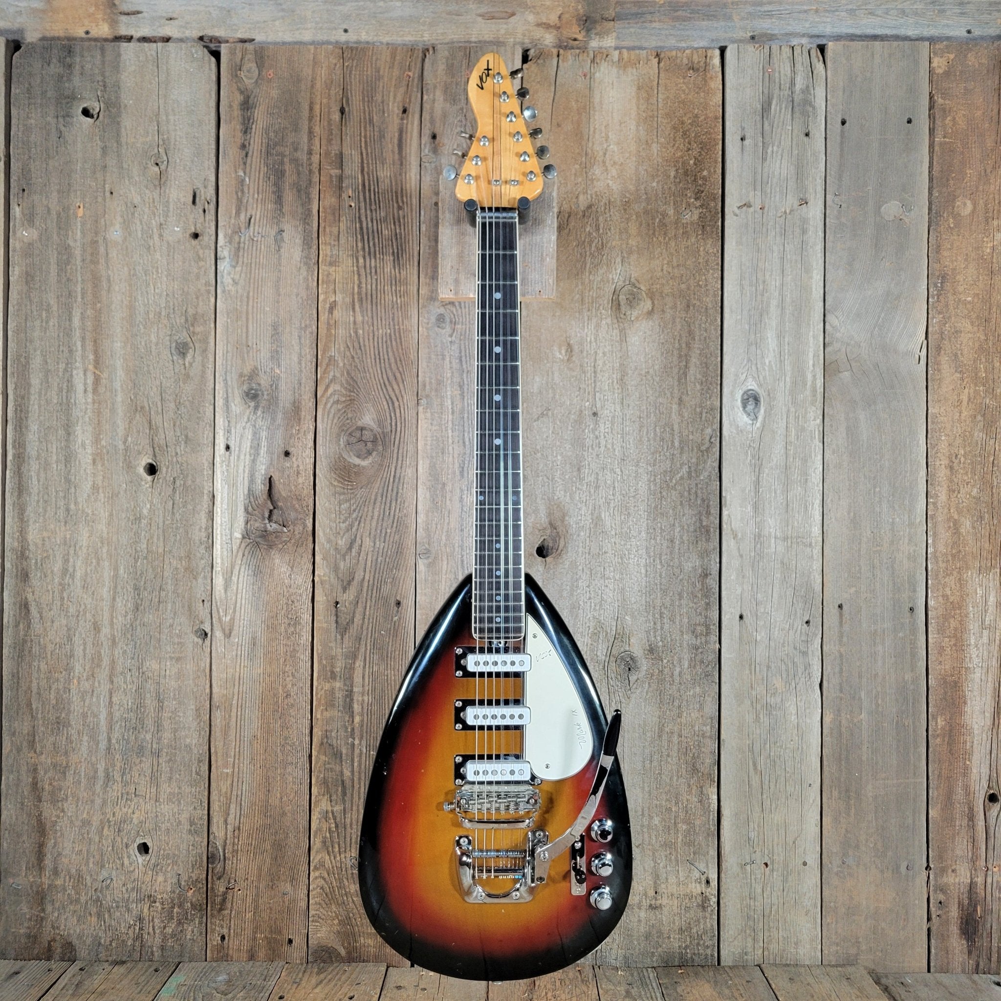 SOLD - Vox Mark IX 9-String Vintage Teardrop Guitar 1960s