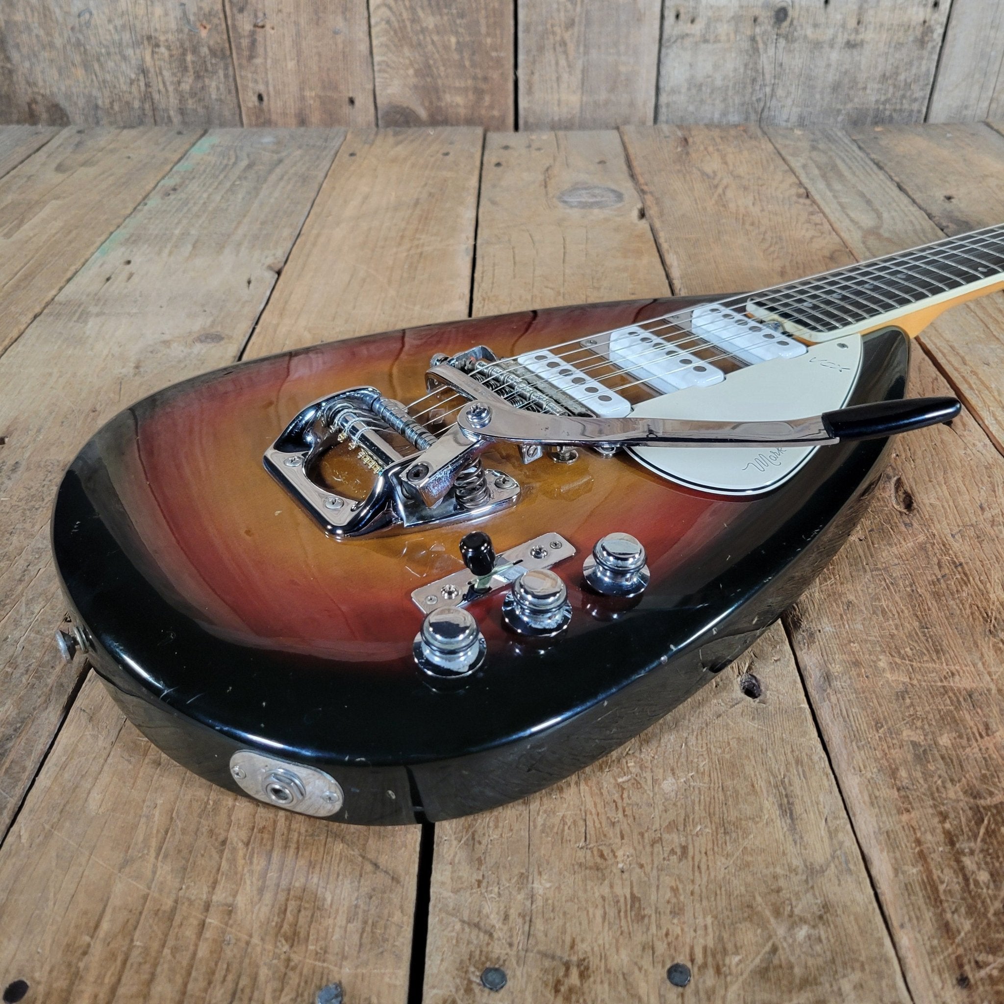SOLD - Vox Mark IX 9-String Vintage Teardrop Guitar 1960s