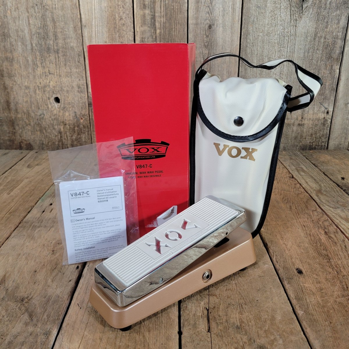 Vox V847 - C Wah Limited Bag Original Box Mint Made in Japan 2020 - Mahar's Vintage Guitars