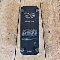Vox V847 Wah - Wah Pedal w/Original Box - Mahar's Vintage Guitars