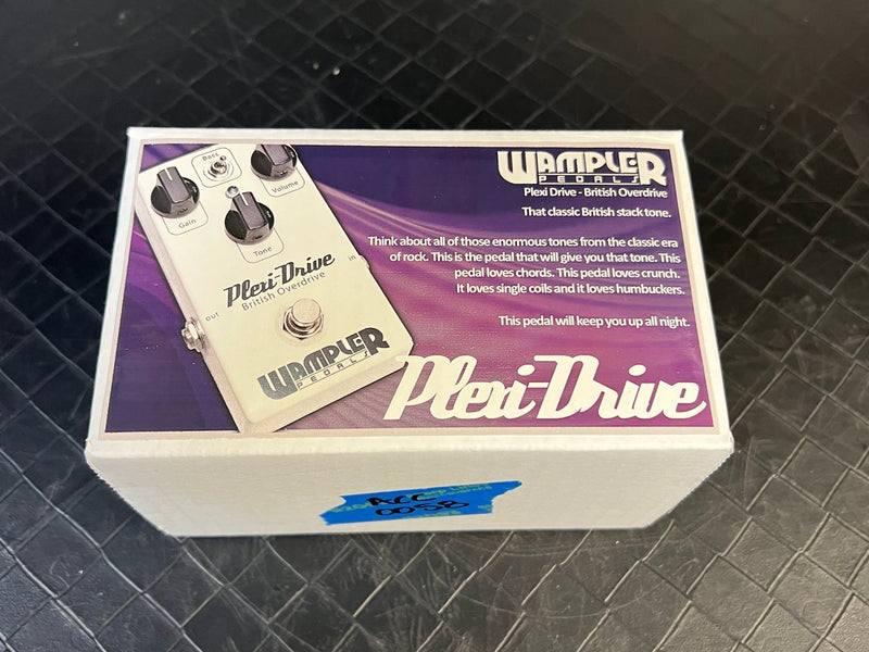 Wampler 2013 Plexi - Drive Pedal – British Amp - Inspired Overdrive with Vintage Marshall Tone - Mahar's Vintage Guitars