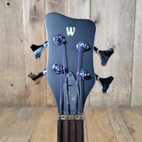 Warwick 2010 Star Bass II SC Germany Flamed Maple Satin w/ Orig Flight Case & Box - Mahar's Vintage Guitars