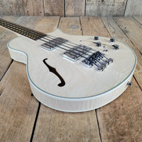 Warwick 2010 Star Bass II SC Germany Flamed Maple Satin w/ Orig Flight Case & Box - Mahar's Vintage Guitars