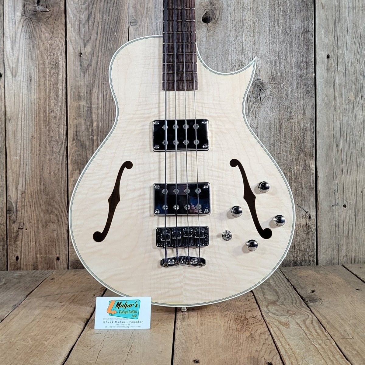Warwick 2010 Star Bass II SC Germany Flamed Maple Satin w/ Orig Flight Case & Box - Mahar's Vintage Guitars