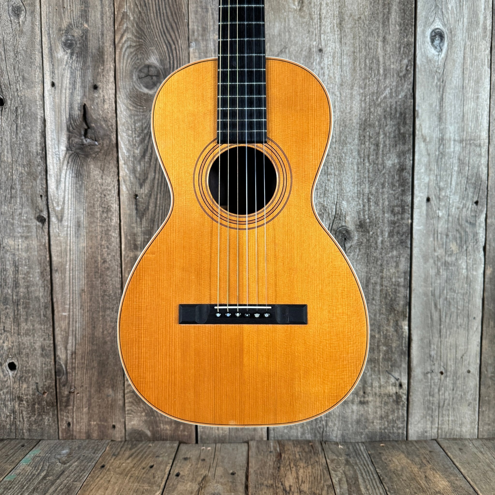 Washburn New Model Style 102 Parlor Vintage Guitar 1892 - 1896 Natural - Mahar's Vintage Guitars