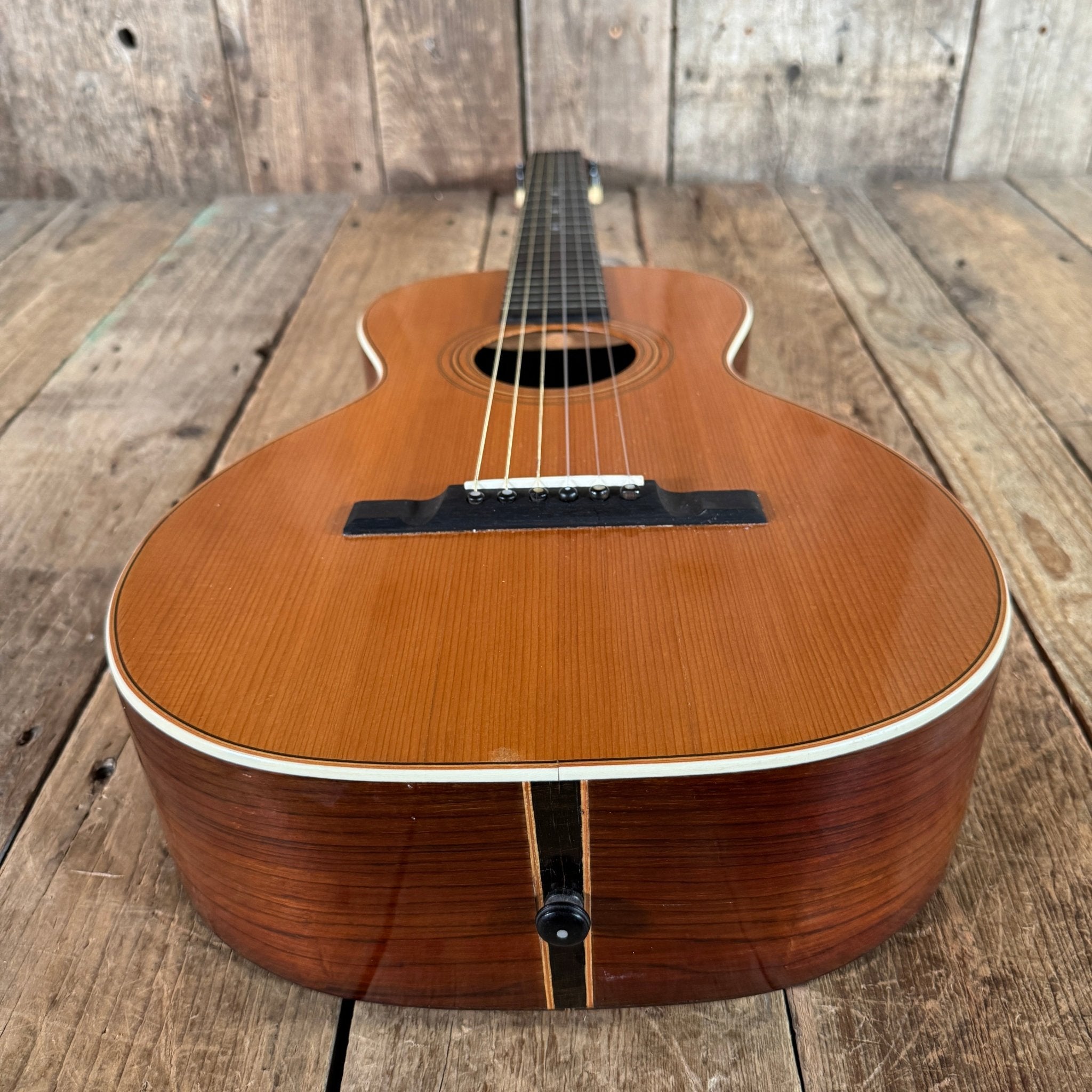 Washburn New Model Style 102 Parlor Vintage Guitar 1892 - 1896 Natural - Mahar's Vintage Guitars