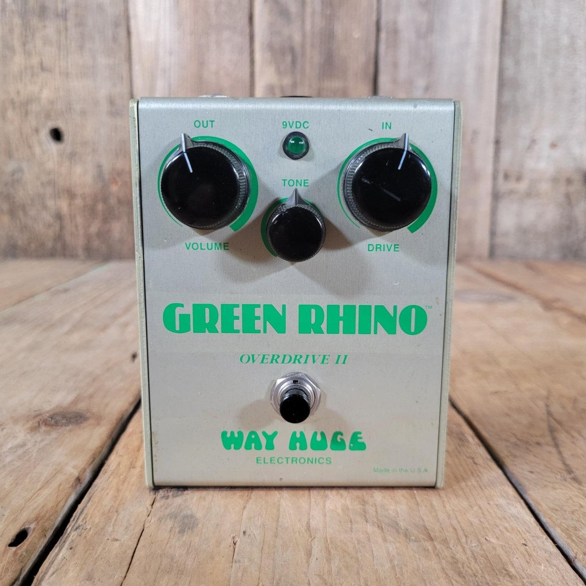 Way Huge Green Rhino Overdrive II 1998 Serial Number 295 - Mahar's Vintage Guitars