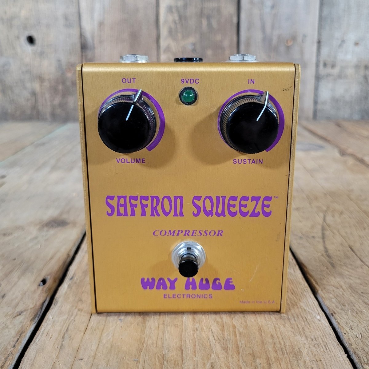 Way Huge SQ1 Saffron Squeeze Compressor 1990s - Mahar's Vintage Guitars