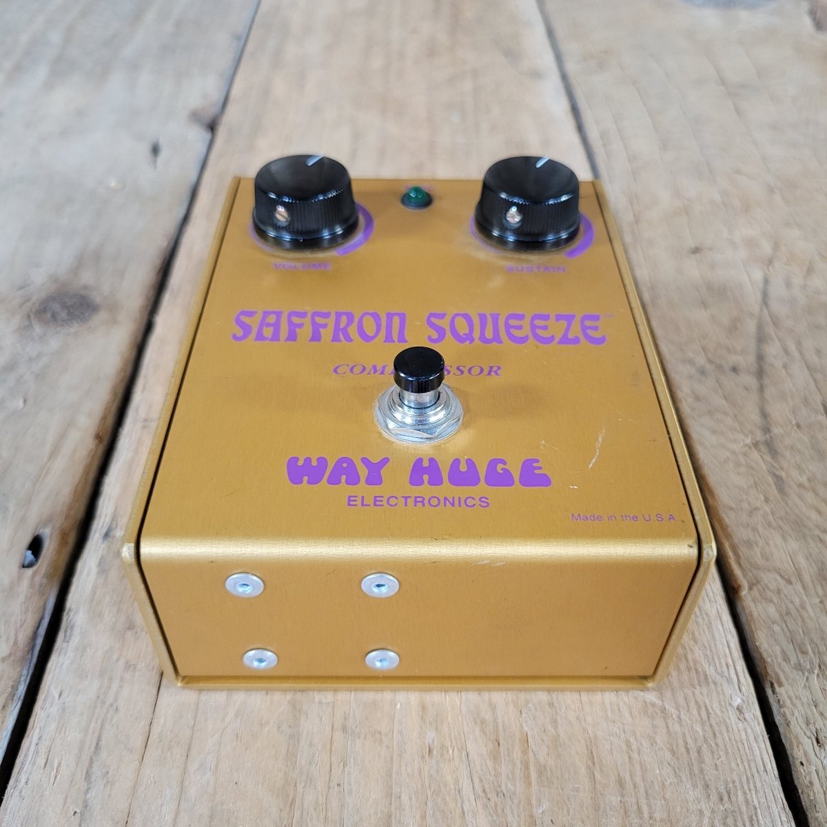 Way Huge SQ1 Saffron Squeeze Compressor 1990s - Mahar's Vintage Guitars