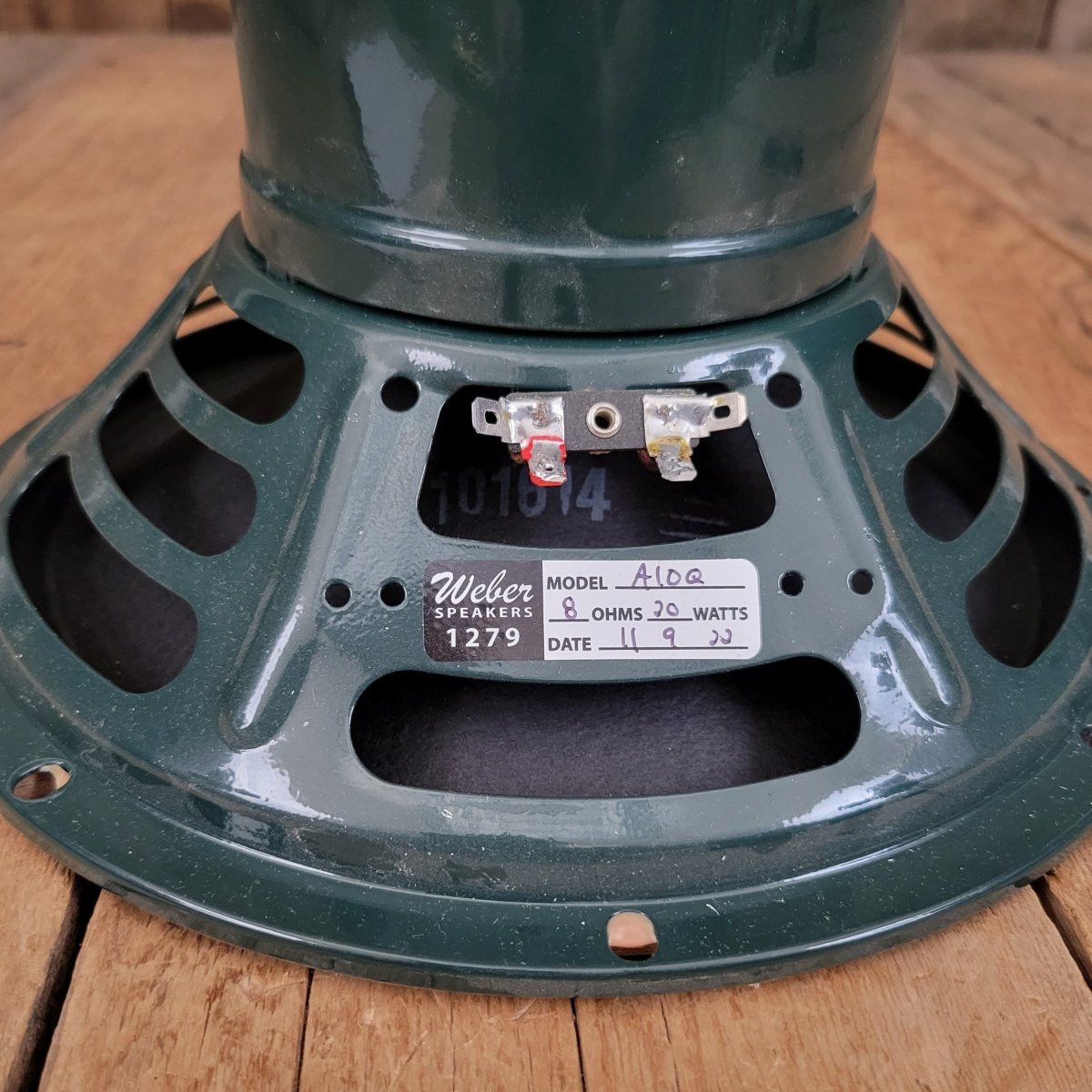 Weber Speed Shop A10Q 8 ohm 10" guitar speaker Alnico Jensen P10Q - Mahar's Vintage Guitars
