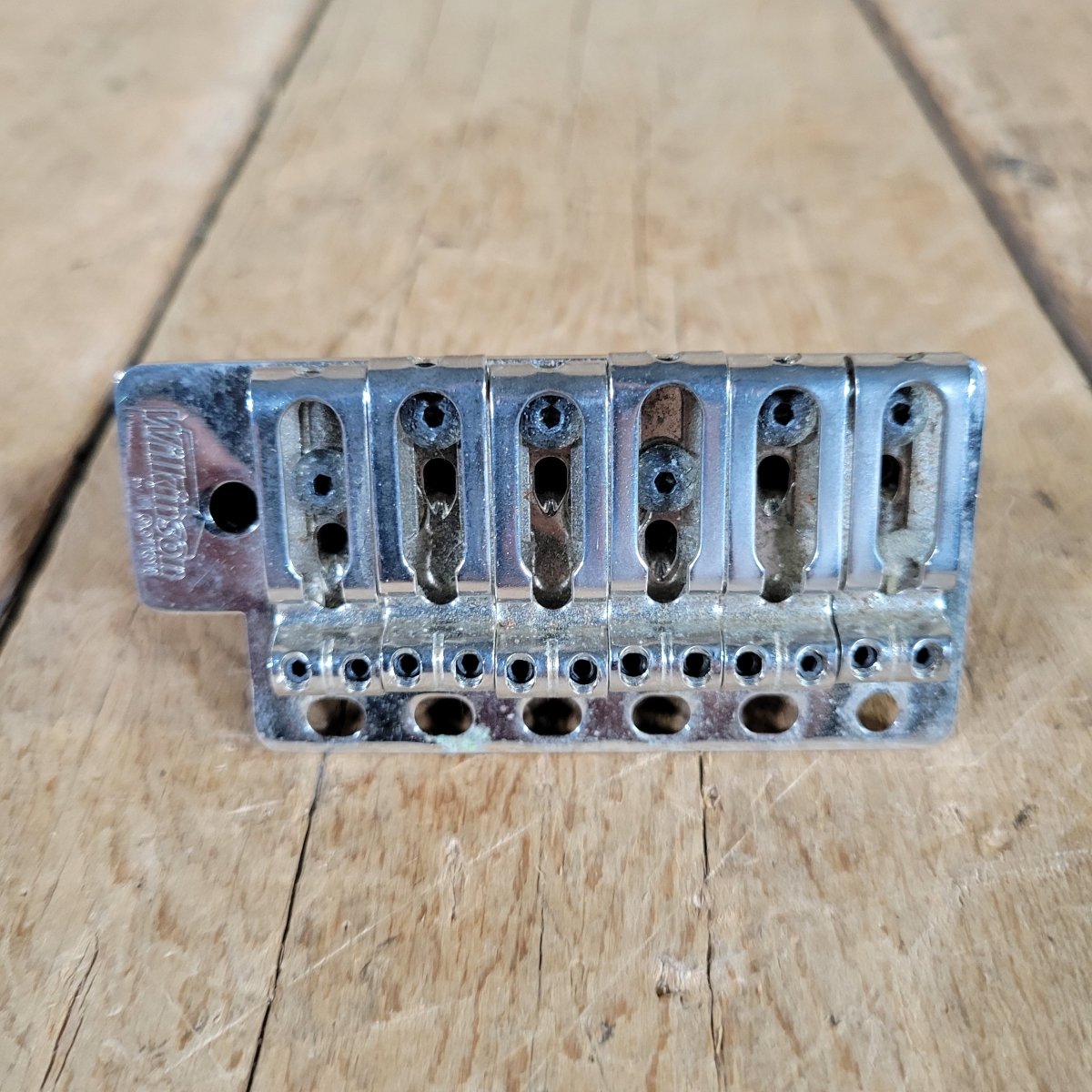 Wilkinson VG300C Stratocaster Bridge 1980s - 90s Chrome Very Good - Mahar's Vintage Guitars
