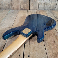Yamaha 1998 BB G5 Bass Transparent Blue Flamed Top Very Good - Mahar's Vintage Guitars