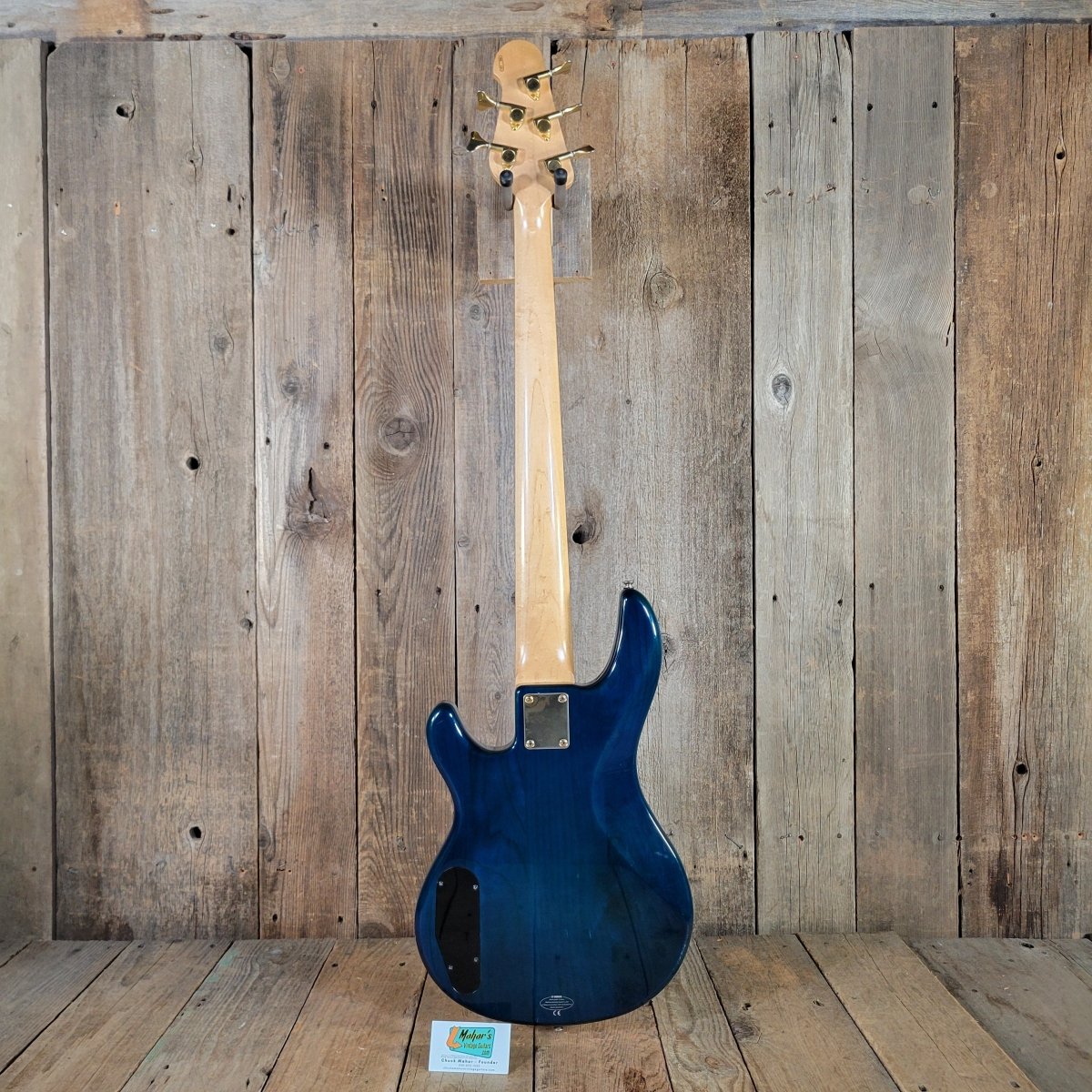 Yamaha 1998 BB G5 Bass Transparent Blue Flamed Top Very Good - Mahar's Vintage Guitars