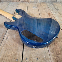 Yamaha 1998 BB G5 Bass Transparent Blue Flamed Top Very Good - Mahar's Vintage Guitars
