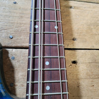 Yamaha 1998 BB G5 Bass Transparent Blue Flamed Top Very Good - Mahar's Vintage Guitars