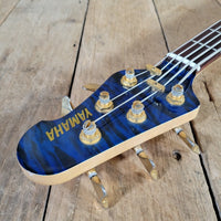 Yamaha 1998 BB G5 Bass Transparent Blue Flamed Top Very Good - Mahar's Vintage Guitars