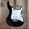 Yamaha EG112 HSS Strat Style Electric Guitar – Black Finish - Mahar's Vintage Guitars