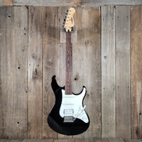 Yamaha EG112 HSS Strat Style Electric Guitar – Black Finish - Mahar's Vintage Guitars