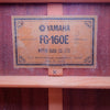Yamaha FG - 160E Acoustic - Electric Guitar 1973 – Vintage MIJ Dreadnought, Built - In Pickup - Mahar's Vintage Guitars