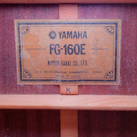 Yamaha FG - 160E Acoustic - Electric Guitar 1973 – Vintage MIJ Dreadnought, Built - In Pickup - Mahar's Vintage Guitars