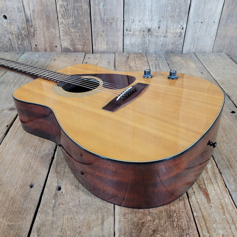 Yamaha FG - 160E Acoustic - Electric Guitar 1973 – Vintage MIJ Dreadnought, Built - In Pickup - Mahar's Vintage Guitars