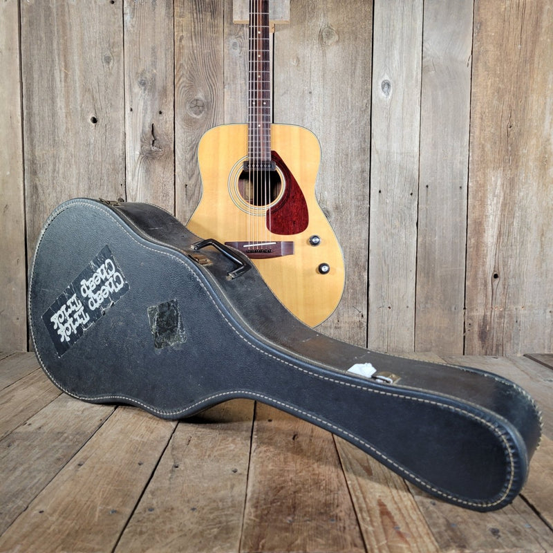 Yamaha FG - 160E Acoustic - Electric Guitar 1973 – Vintage MIJ Dreadnought, Built - In Pickup - Mahar's Vintage Guitars