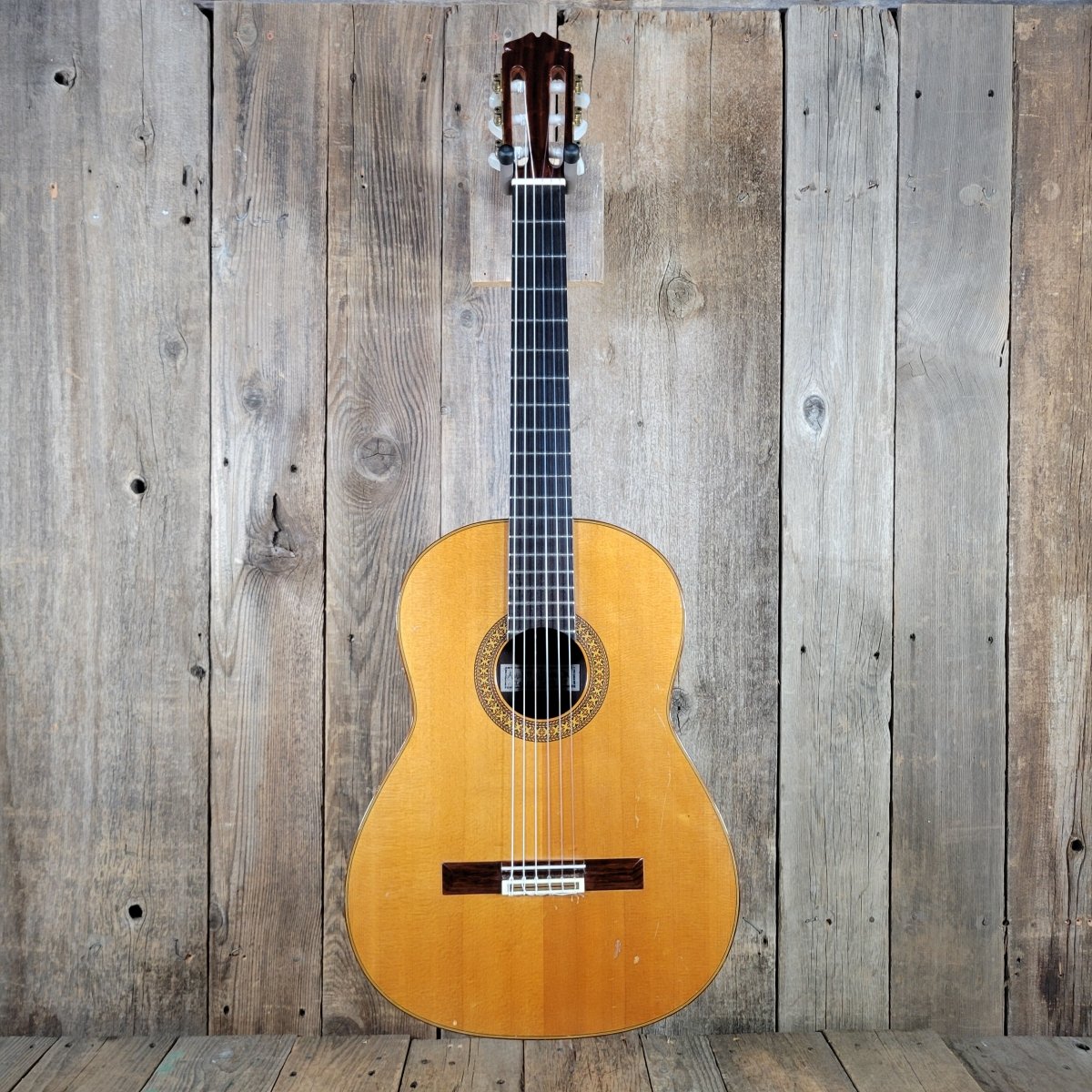 Yokinobu Chai Model 8 Classical Guitar 1977 with Hard Case - Mahar's Vintage Guitars