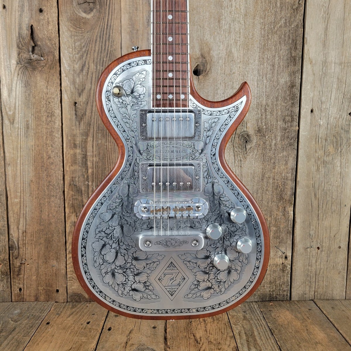 Zemaitis Diamond Z24 Metal Front 24 - Fret Electric Guitar – Mint Condition with Original Case - Mahar's Vintage Guitars