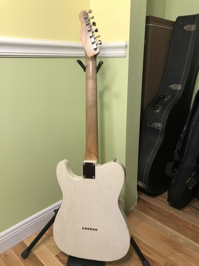 SOLD - Waterslide T Style 2019 with Mojo Dynasonic pickups 2019