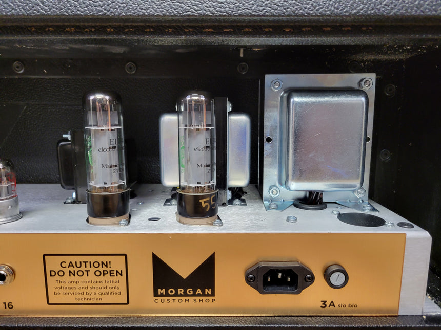 SOLD - Morgan MVP35 Guitar Amplifier Head 1 of 4 Hand Wired 35 Watts