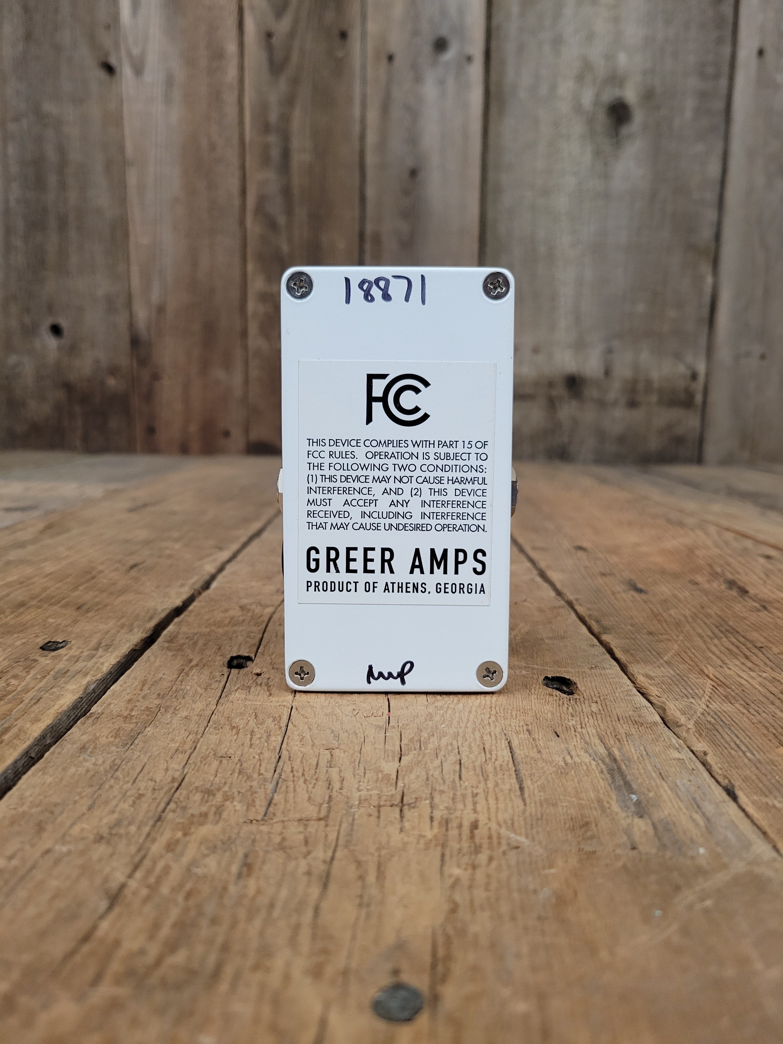 ギター Greer Amps Special Request D-STYLE FET greer_special_request_pedal_d6